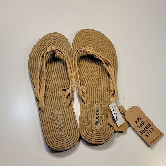 BRAND NEW  ORIGINAL ROCKIN SLIP ON FLIP FLOPS SANDAL - Picture 7 of 15